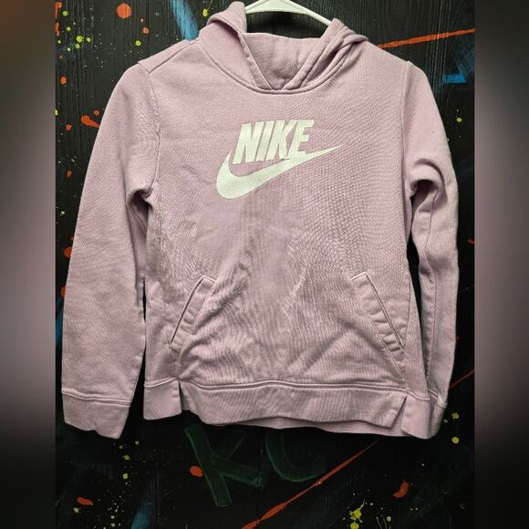 Girls Pink‎ Nike Hoodie - Picture 1 of 4